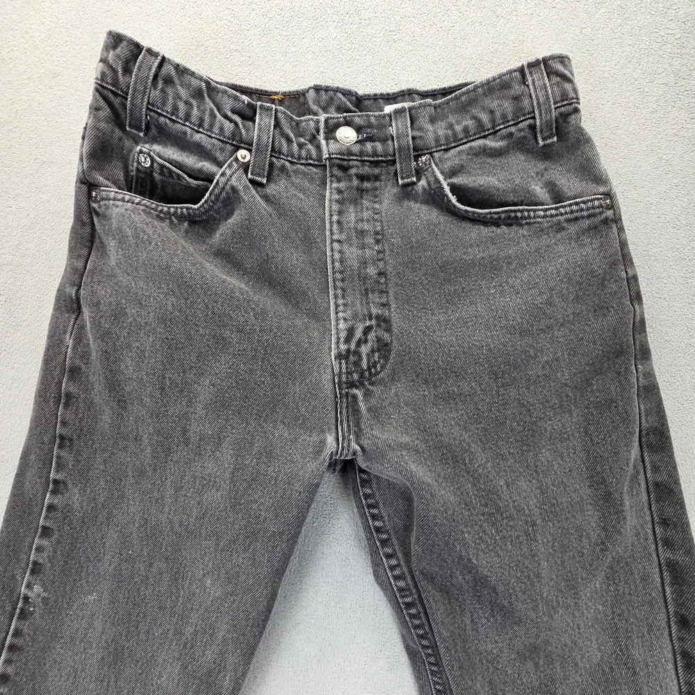 VTG Levis 505 Jeans Mens Gray Med Wash Straight‎ Denim Zip Fly USA Fits 29x29